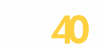 XLR40 logo white